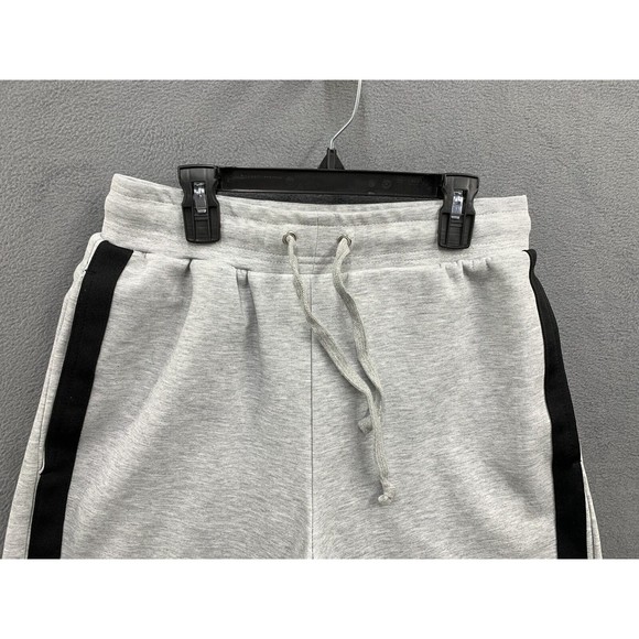 CityLab Athletic Sweat Shorts Men Small Gray Black Stripe Gym Workout Running - Picture 4 of 13